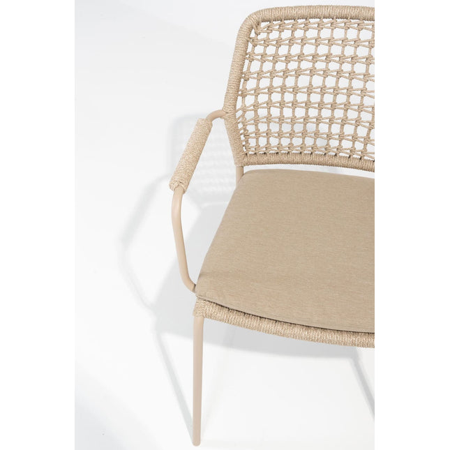 Taste 4SO Barista Dining Latte + Liam Teak Tabelle 180 cm