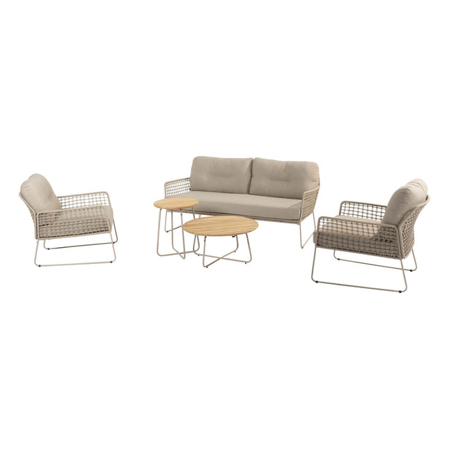 4 Seasons Outdoor Taste 4SO Albano Lounge Set + Verdi Kaffeetische