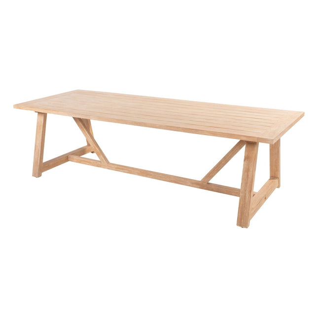 4 Seasons Outdoor Julia Dining + Taste 4SO Noah gebürstete Teaktisch 260 cm