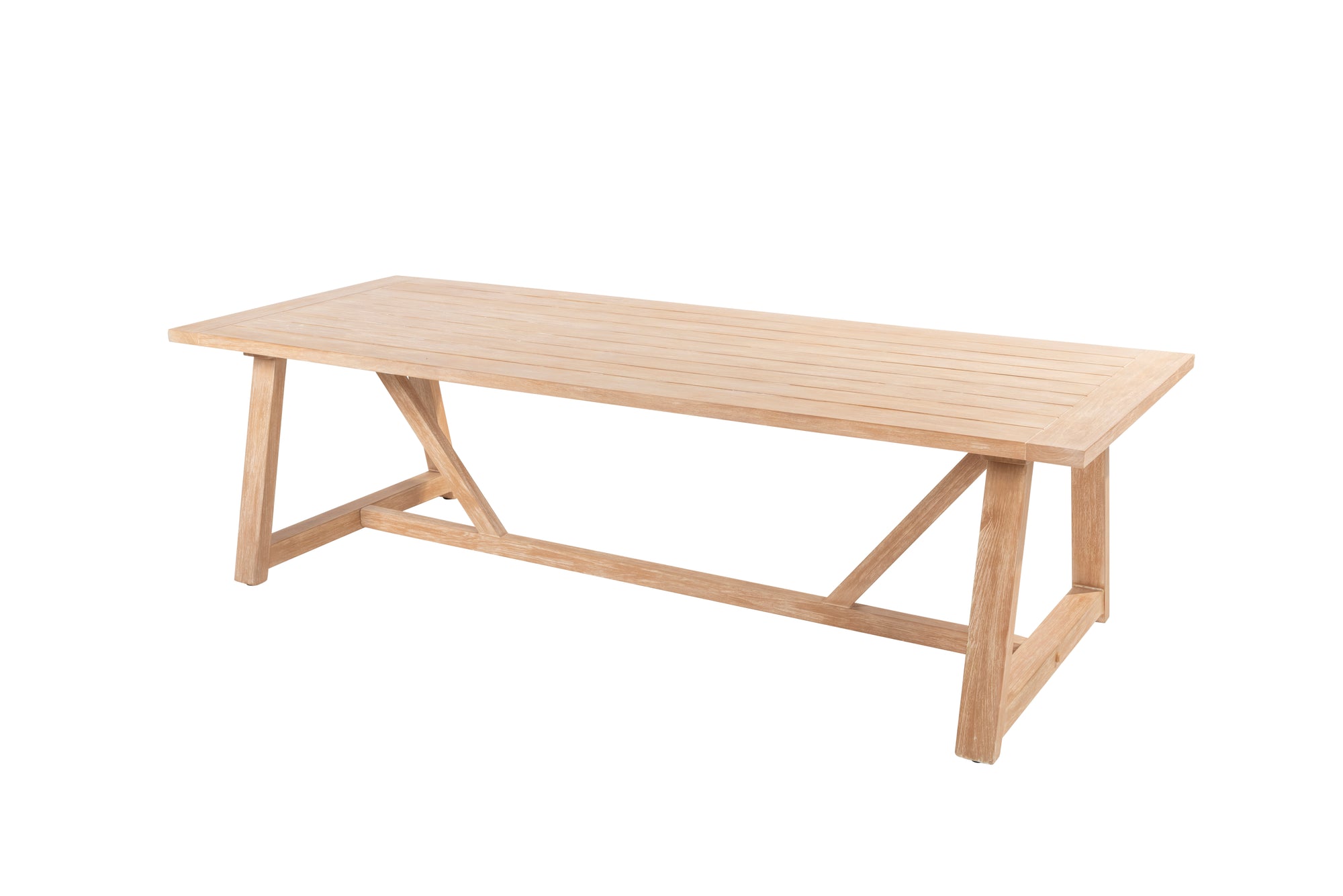 4 Seasons Outdoor Noah brushed Teak dining table 260x100cm - Image 1