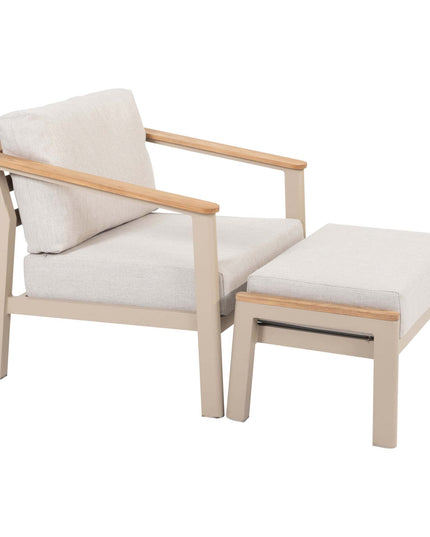 Taste 4SO Olivia Lounge Set 3-Sitzer-Lounge-Sofa + 2x Lounge Chair + Emma Kaffeetische