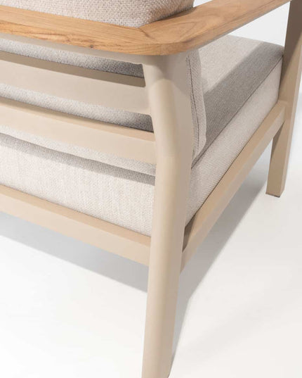 Taste 4SO Olivia Lounge Set 3-Sitzer-Lounge-Sofa + 2x Lounge Chair + Emma Kaffeetische