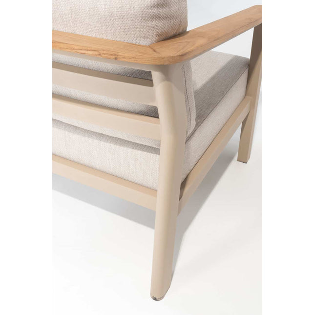 Taste 4SO Olivia Lounge Set 3-Sitzer-Lounge-Sofa + 2x Lounge Stuhl + Sara-Kaffeetische