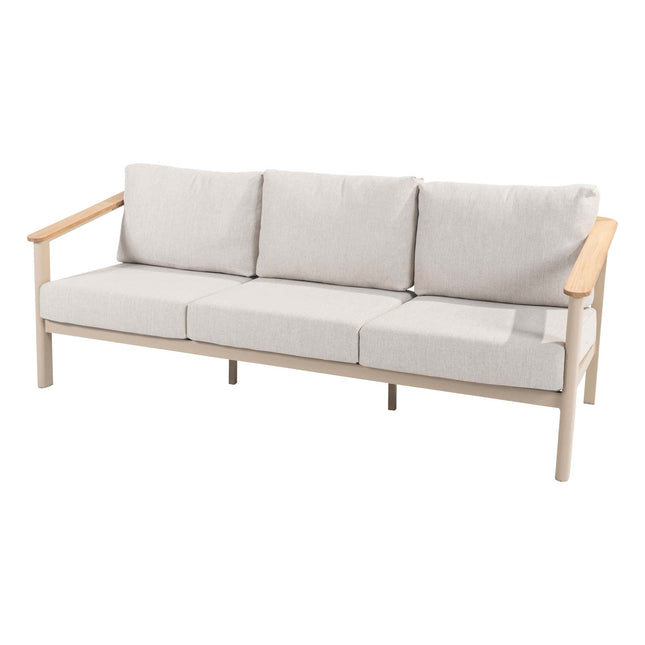 Taste 4SO Olivia Lounge Set 3-Sitzer-Lounge-Sofa + 2x Lounge Chair + Emma Kaffeetische