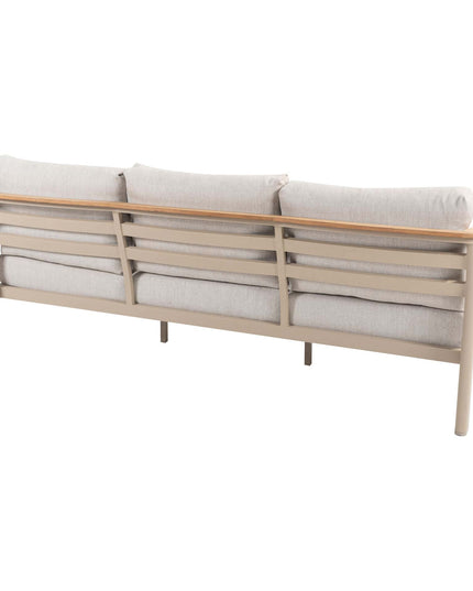 Taste 4SO Olivia Lounge Set 3-Sitzer-Lounge-Sofa + 2x Lounge Chair + Emma Kaffeetische