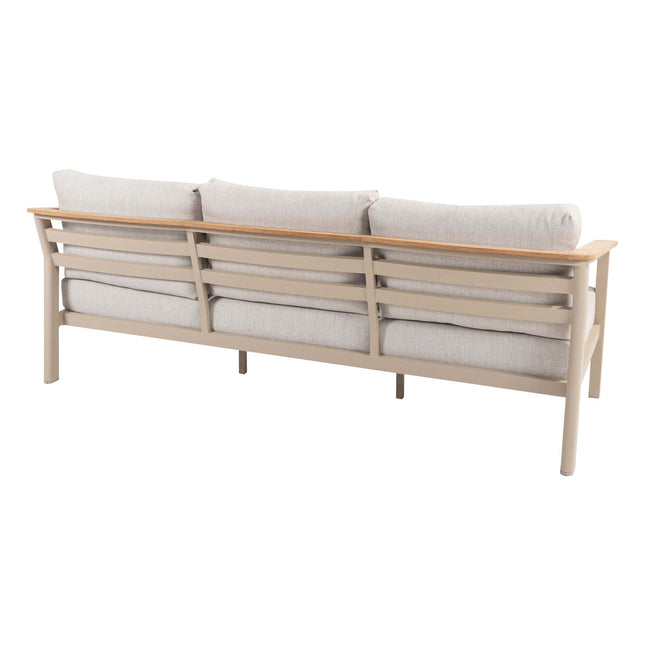 Taste 4SO Olivia Lounge Set 3-Sitzer-Lounge-Sofa + 2x Lounge Chair + Emma Kaffeetische