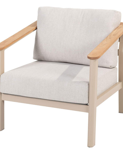 Taste 4SO Olivia Lounge Set 3-Sitzer-Lounge-Sofa + 2x Lounge Chair + Emma Kaffeetische