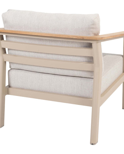 Taste 4SO Olivia Lounge Set 3-Sitzer-Lounge-Sofa + 2x Lounge Chair + Emma Kaffeetische