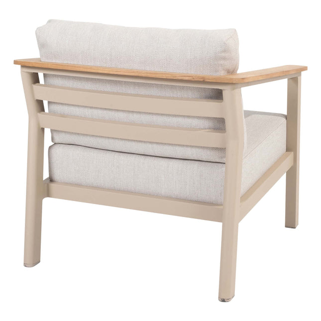 Taste 4SO Olivia Lounge Set 3-Sitzer-Lounge-Sofa + 2x Lounge Stuhl + Sara-Kaffeetische