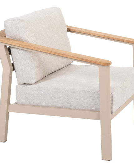 Taste 4SO Olivia Lounge Set 3-Sitzer-Lounge-Sofa + 2x Lounge Chair + Emma Kaffeetische