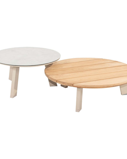 Taste 4SO Olivia Lounge Set 3-Sitzer-Lounge-Sofa + 2x Lounge Chair + Emma Kaffeetische
