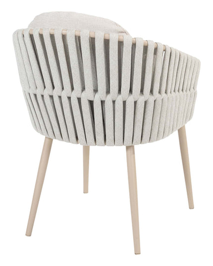Taste 4SO Eva Dining + Prado Teak Tabelle 160 Ø CM + Lazy Susan