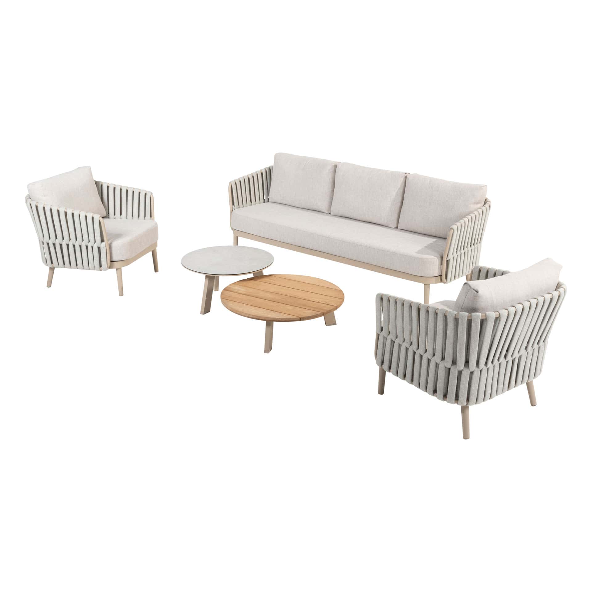 4SO Eva lounge set + Taste 4SO Emma salontafels (2 st.) - afbeelding 2