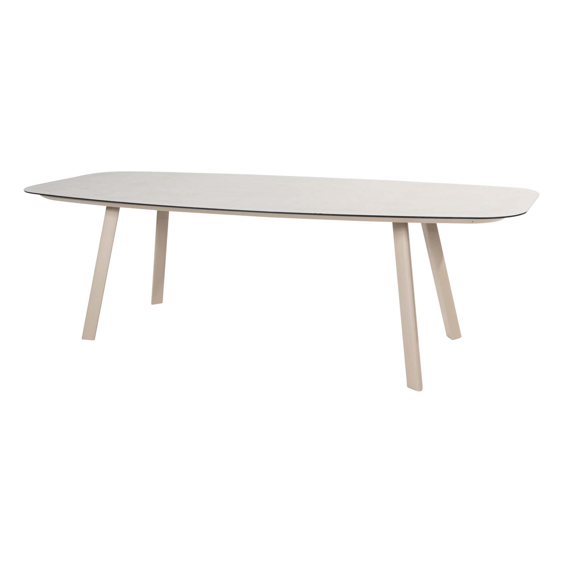 4SO Manitoba dining set latte (6 st.) met Manolo tafel 240x103cm