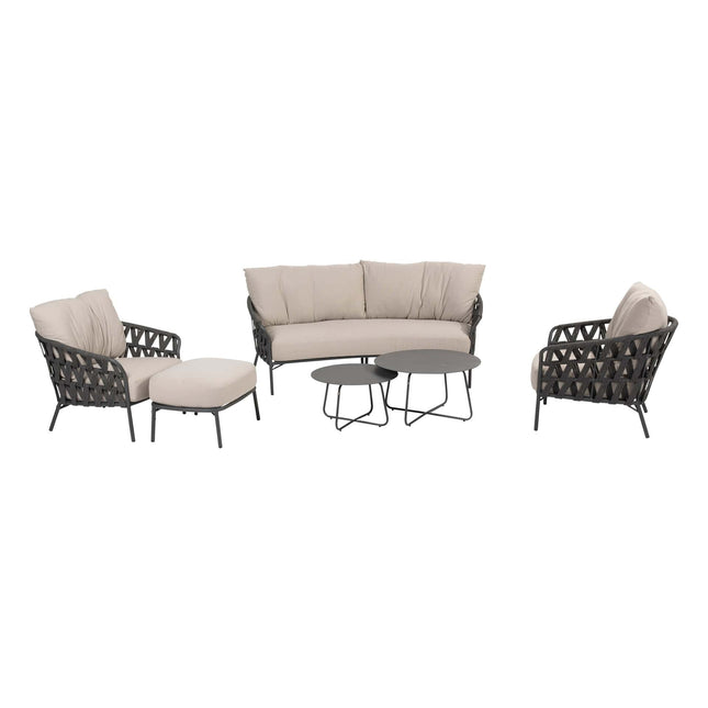 4 Seasons Outdoor -Taste 4SO Albareto Bio -Lounge -Sofa + Fußstopp + Dali -Kaffeetische