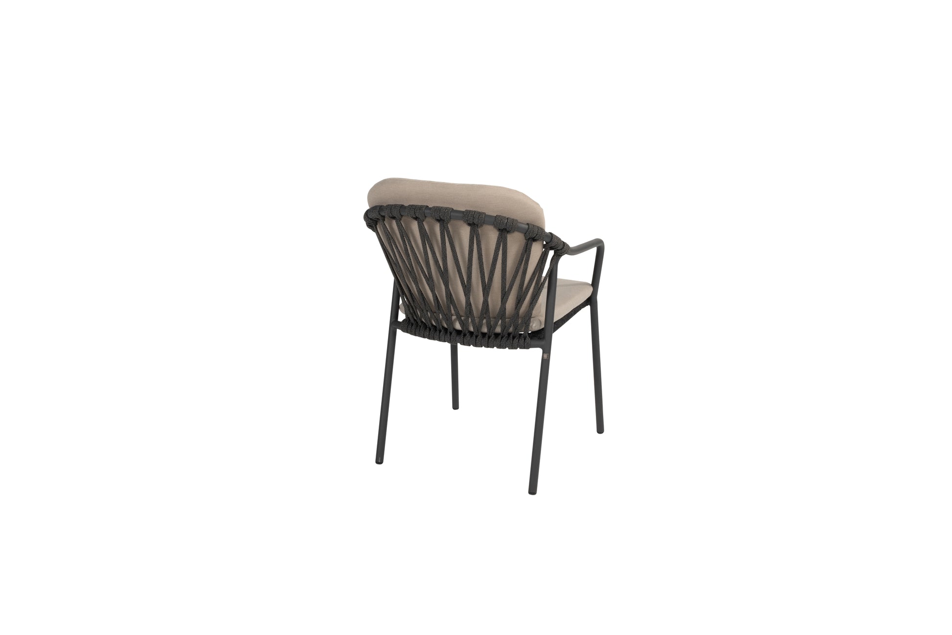 91579  Manitoba stackable dining chair Anthracite with 2 cushions 03