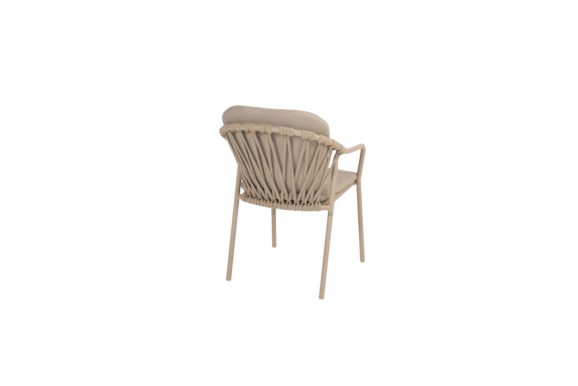 91580  Manitoba stackable dining chair Latte with 2 cushions 03