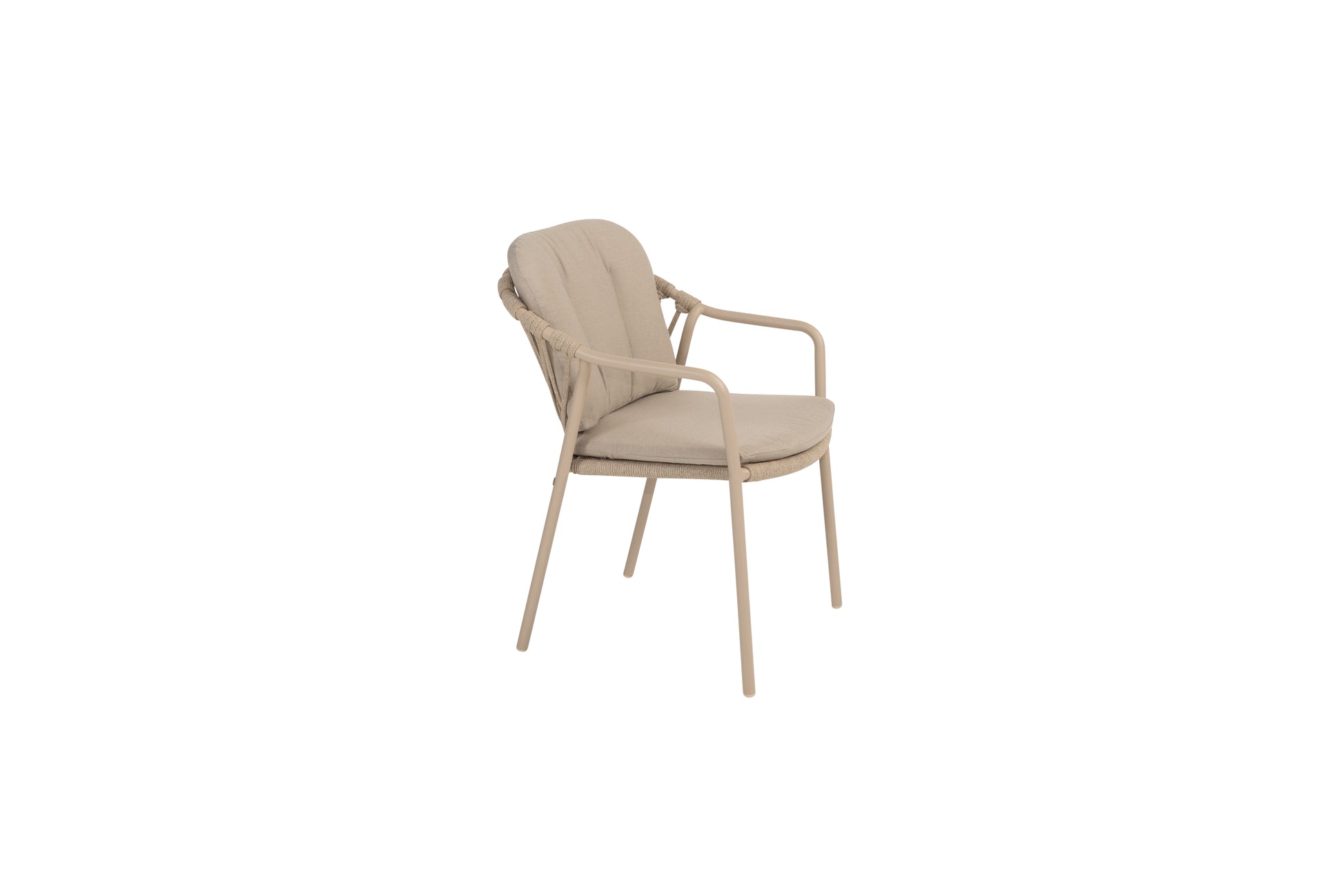 91580  Manitoba stackable dining chair Latte with 2 cushions 04