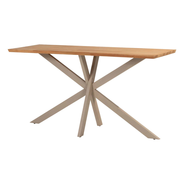 4 Seasons Outdoor Tramonti Bar Sitz + Taste 4SO Prado Bartafel Teak 200 cm Latte