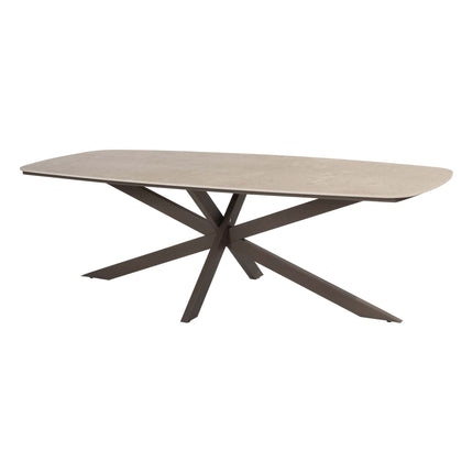 Taste 4SO Prado Tisch mit Keramiktisch Top Barrel Terre 240 cm