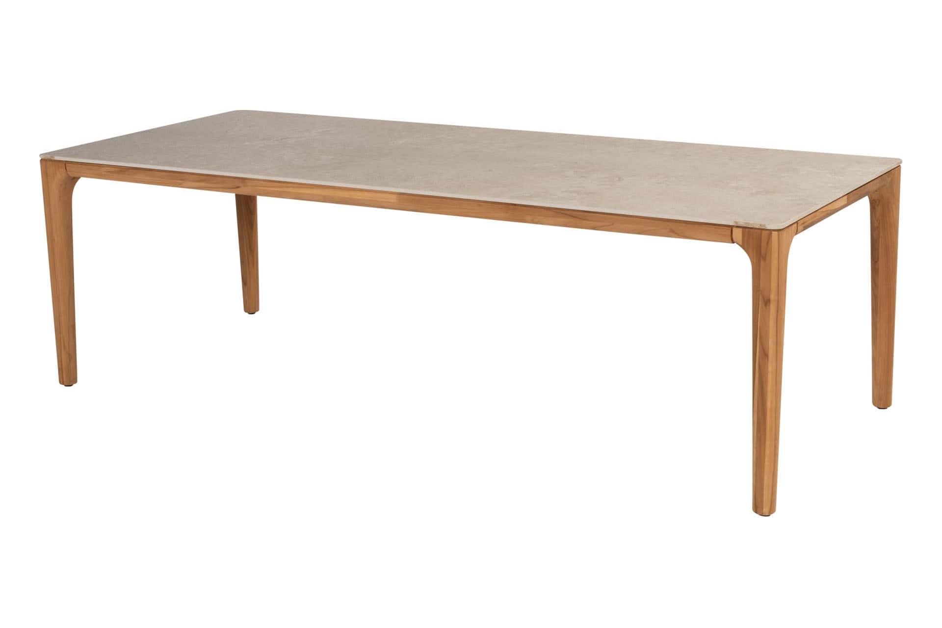 Taste 4SO Liam eettafel met keramisch tafelblad 240 x 100 x 75 cm.