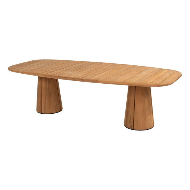 Taste 4SO Capri niedriger Esstisch-Fass-Form-Teaks 240 x 110 cm