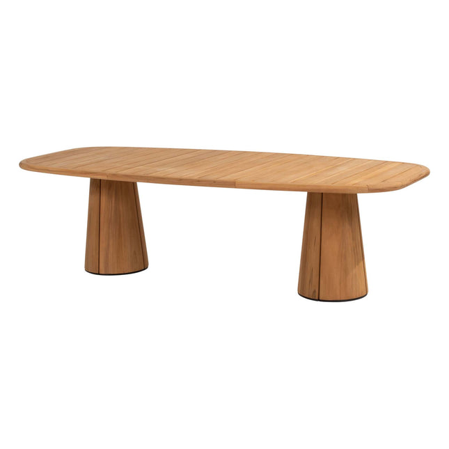 Taste 4SO Capri niedriger Esstisch-Fass-Form-Teaks 240 x 110 cm