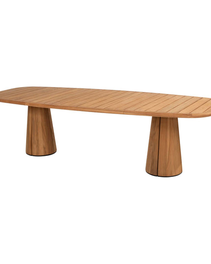 4 Seasons Outdoor Tess Dining + Taste 4SO Capri Tisch-Fass-Form-Teak 280 x 110 cm
