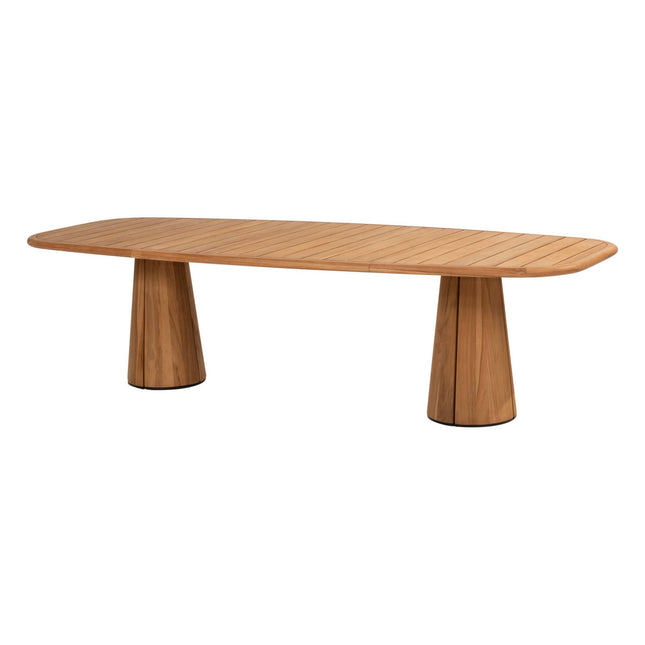 Taste 4SO Capri Tisch-Fass-Form-Teaks 280 x 110 cm