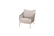 Puglia Lounge Chair Latte - Front View