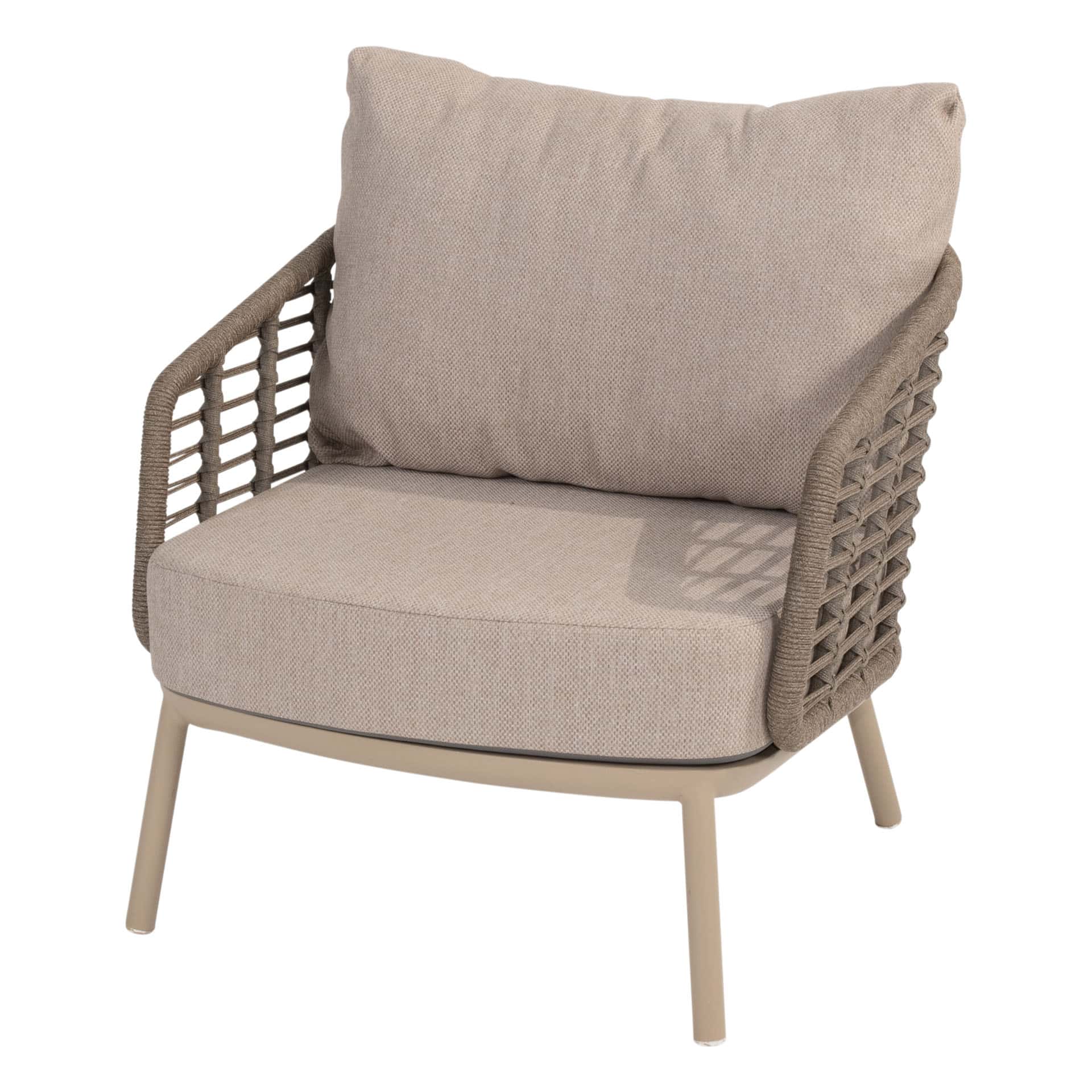 4SO Puglia lounge set incl. voetenbank + Taste 4SO Demi salontafels (2 st.)
