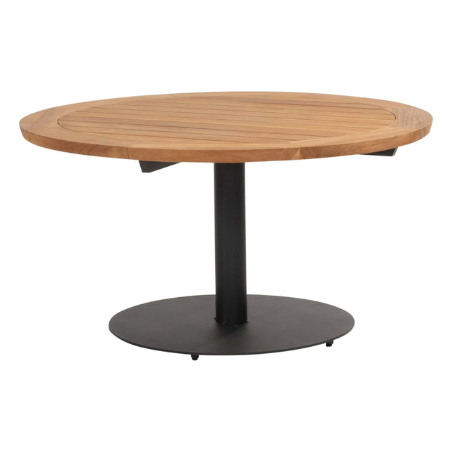 Taste 4SO Saba Low Dining Teak Tabelle 130 Ø CM Anthrazit -Chassis
