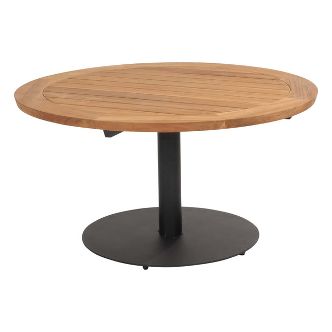 Taste 4SO Saba Low Dining Teak Tabelle 130 Ø CM Anthrazit -Chassis