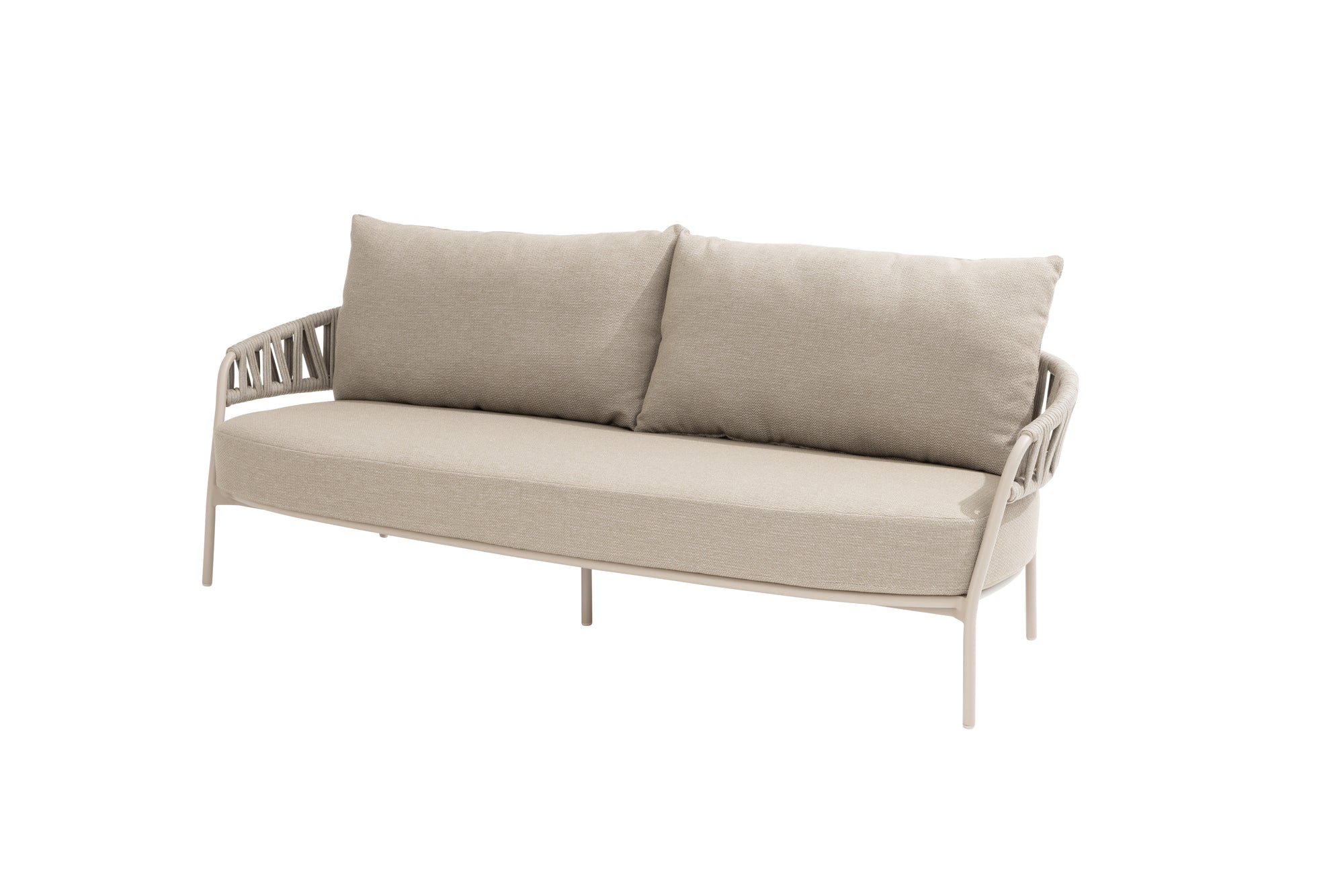 4SO Calma Sofa 3-Sitzer latte inkl. 3 Kissen