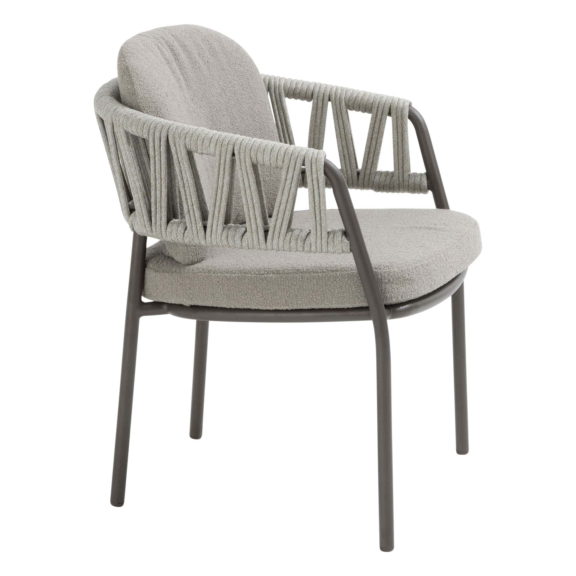 4SO Calma dining set terre (6 st.) met Prado tafel 240x105cm