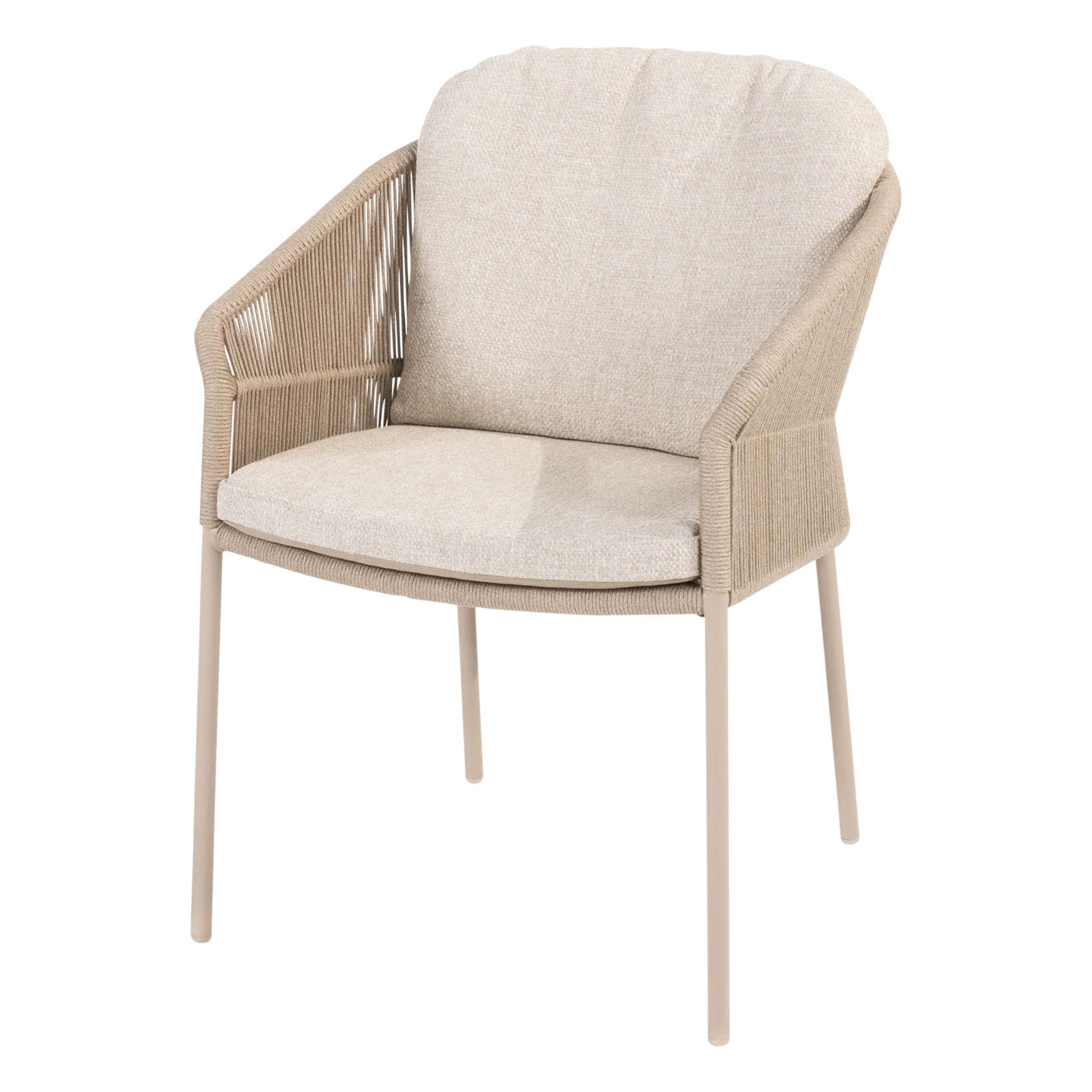 4SO Florence dining set latte (4 st.) met Manolo tafel 180x95cm - afbeelding 6