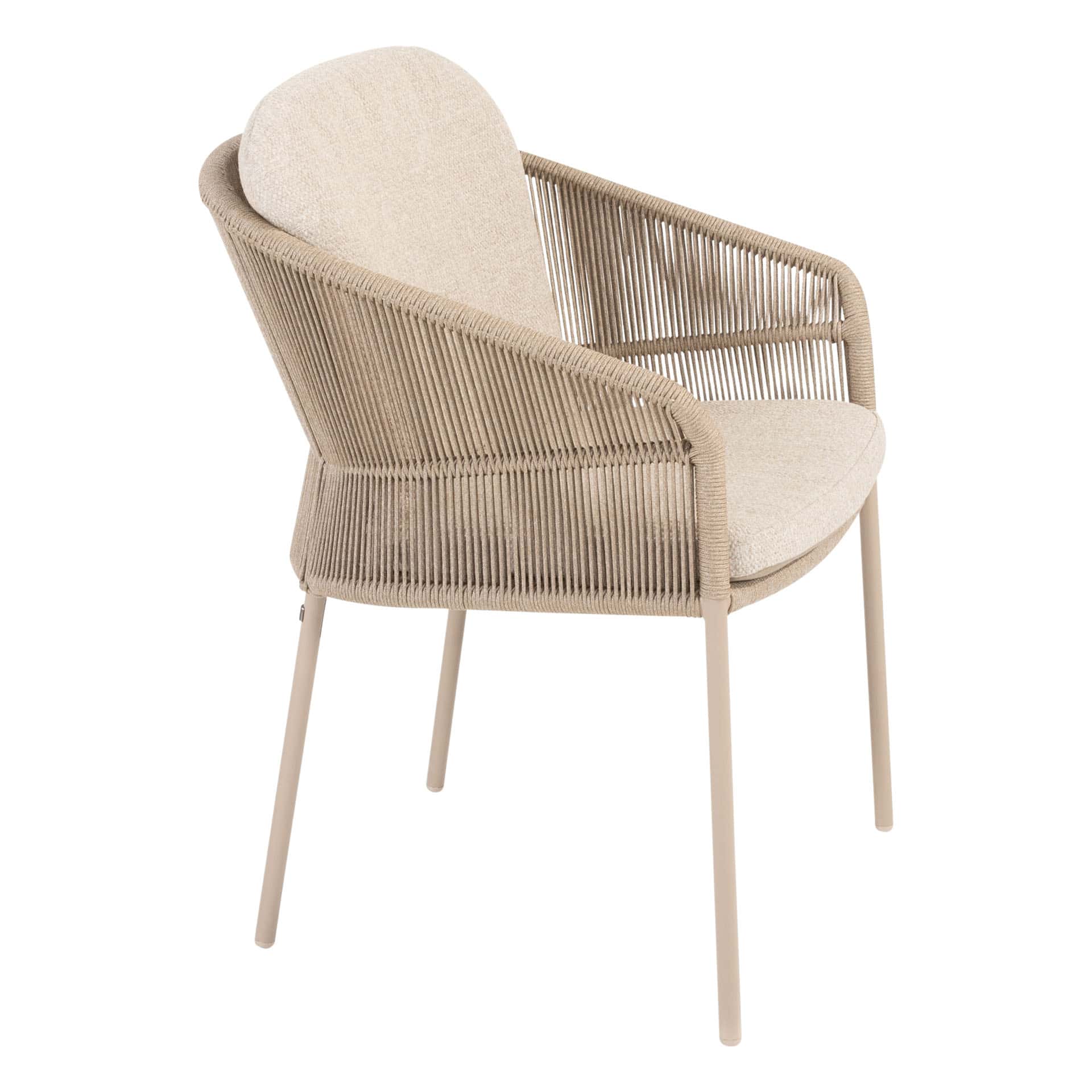 4SO Florence dining set latte (4 st.) met Manolo tafel 180x95cm - afbeelding 9