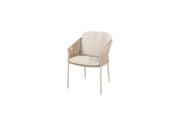 91722  Florence dining chair latte with 2 cushions 01