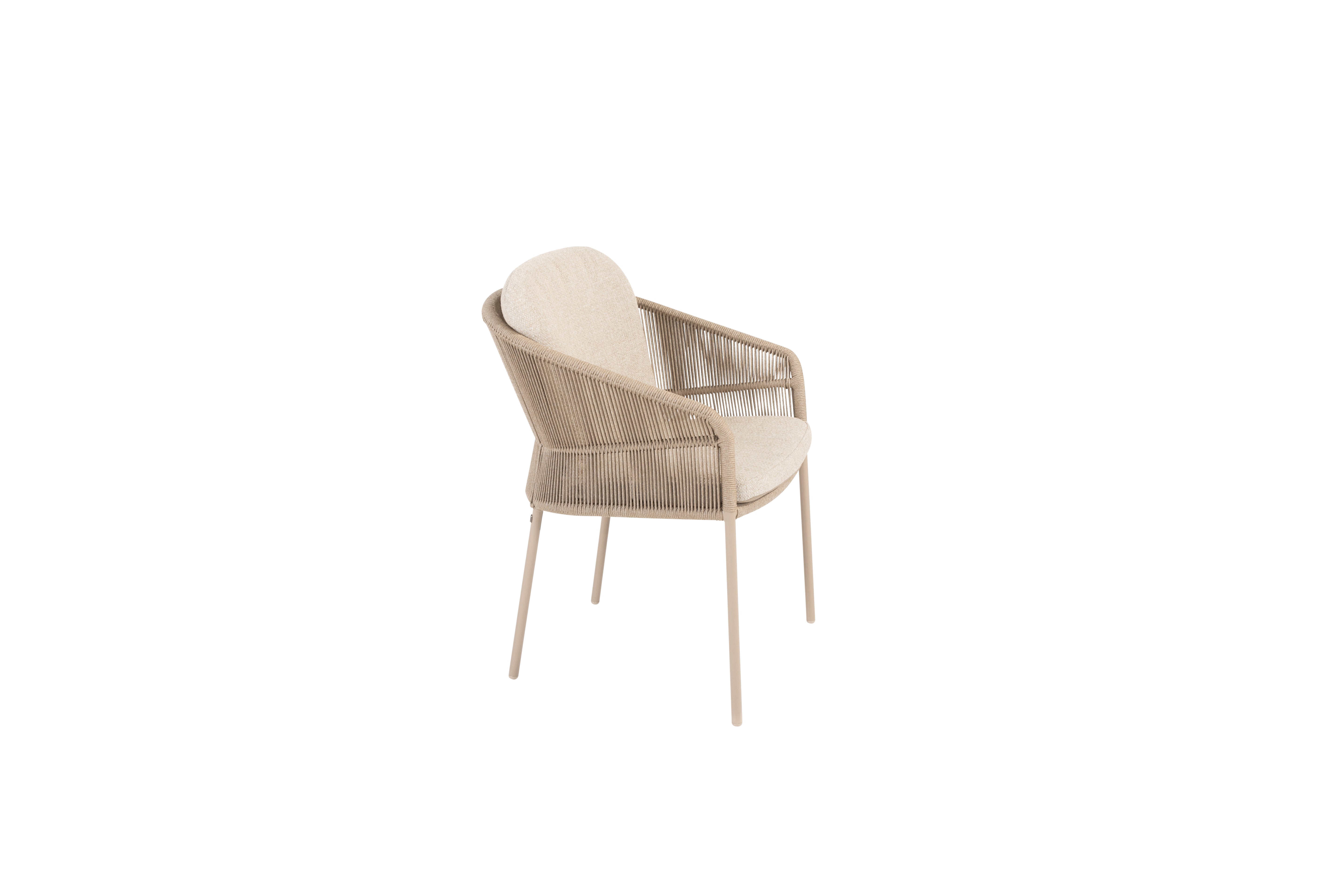 91722  Florence dining chair latte with 2 cushions 04
