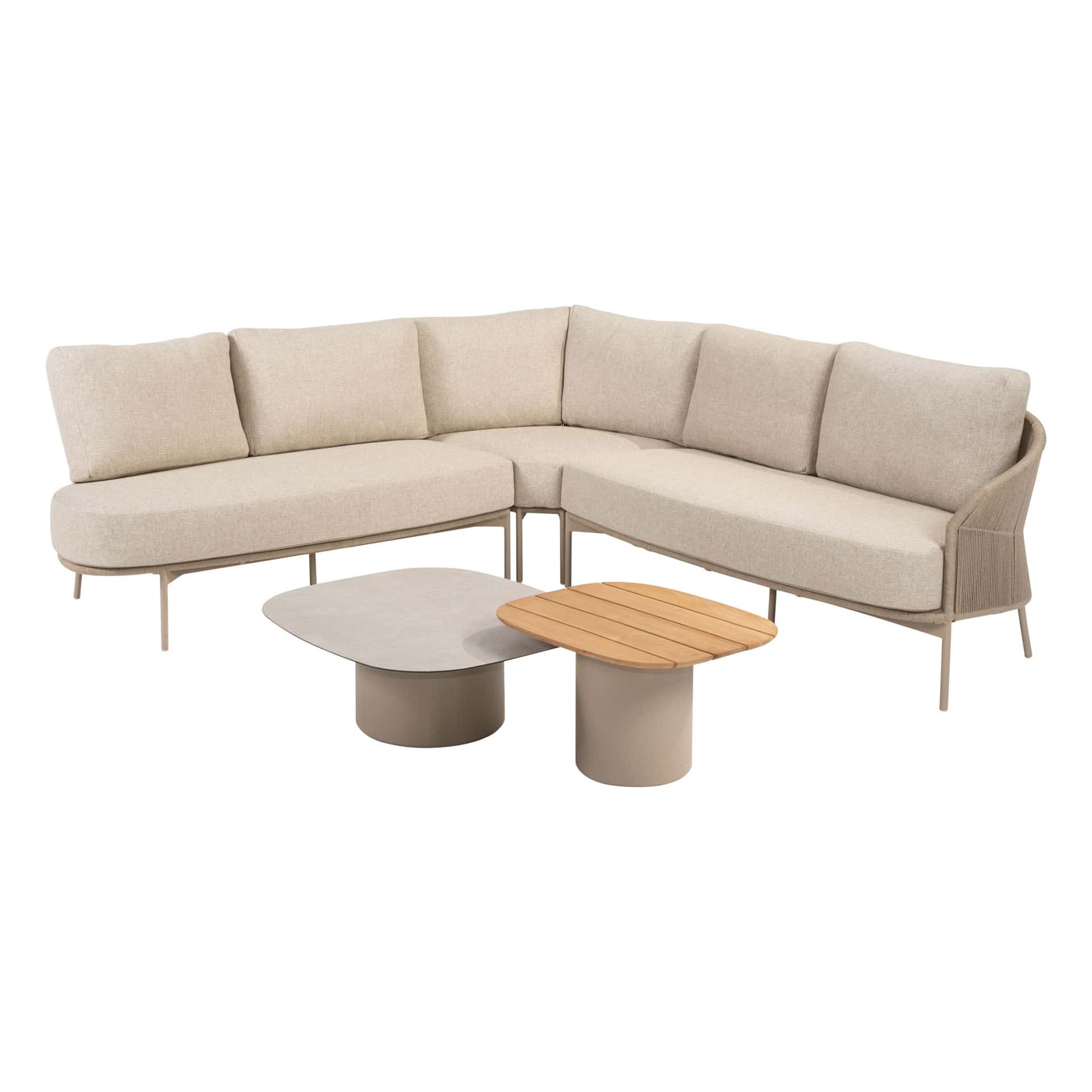 4SO Florence modulaire hoekbank 235×226.5 cm earth - afbeelding 2