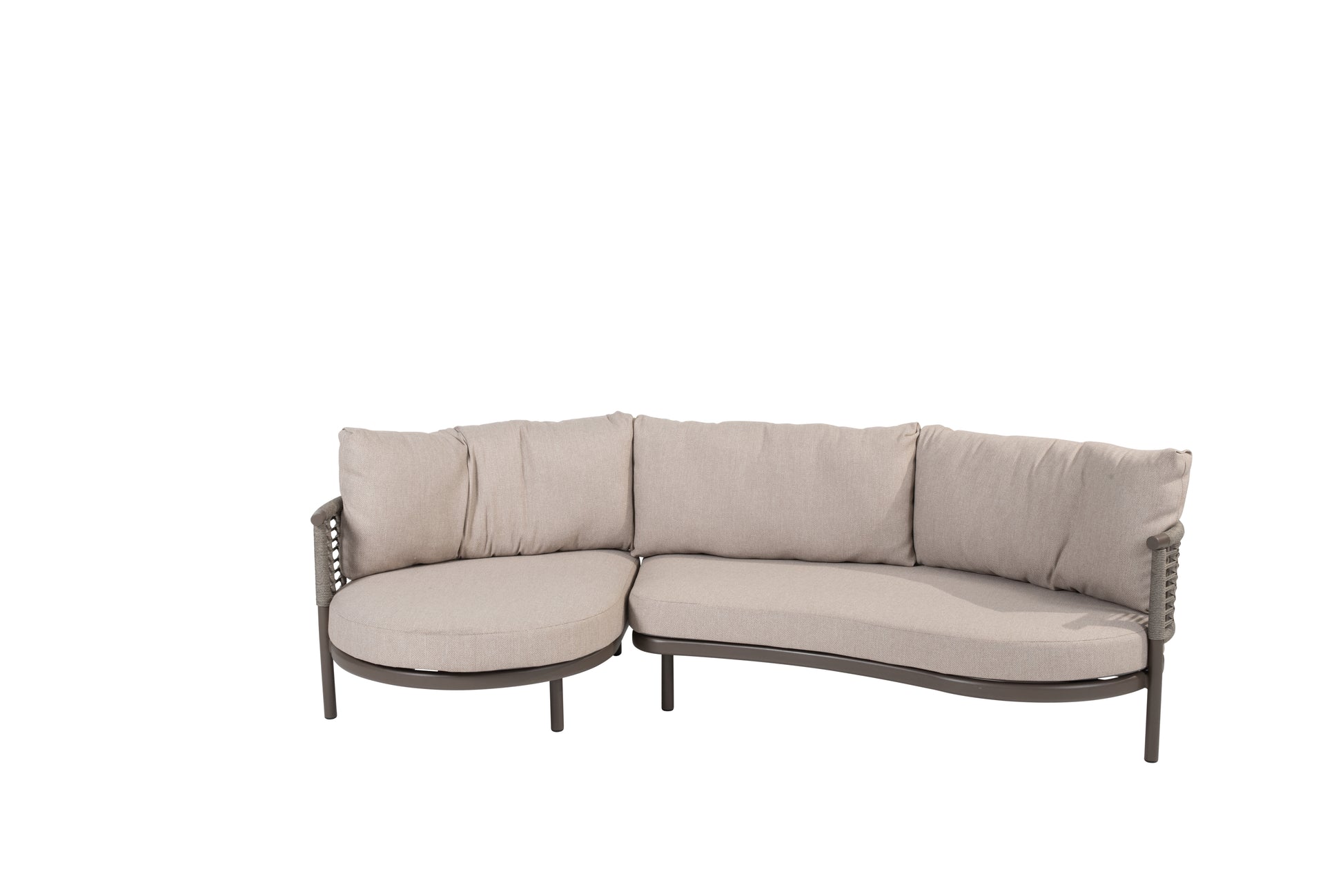 4SO Puglia modulaire bank met chaise longue earth