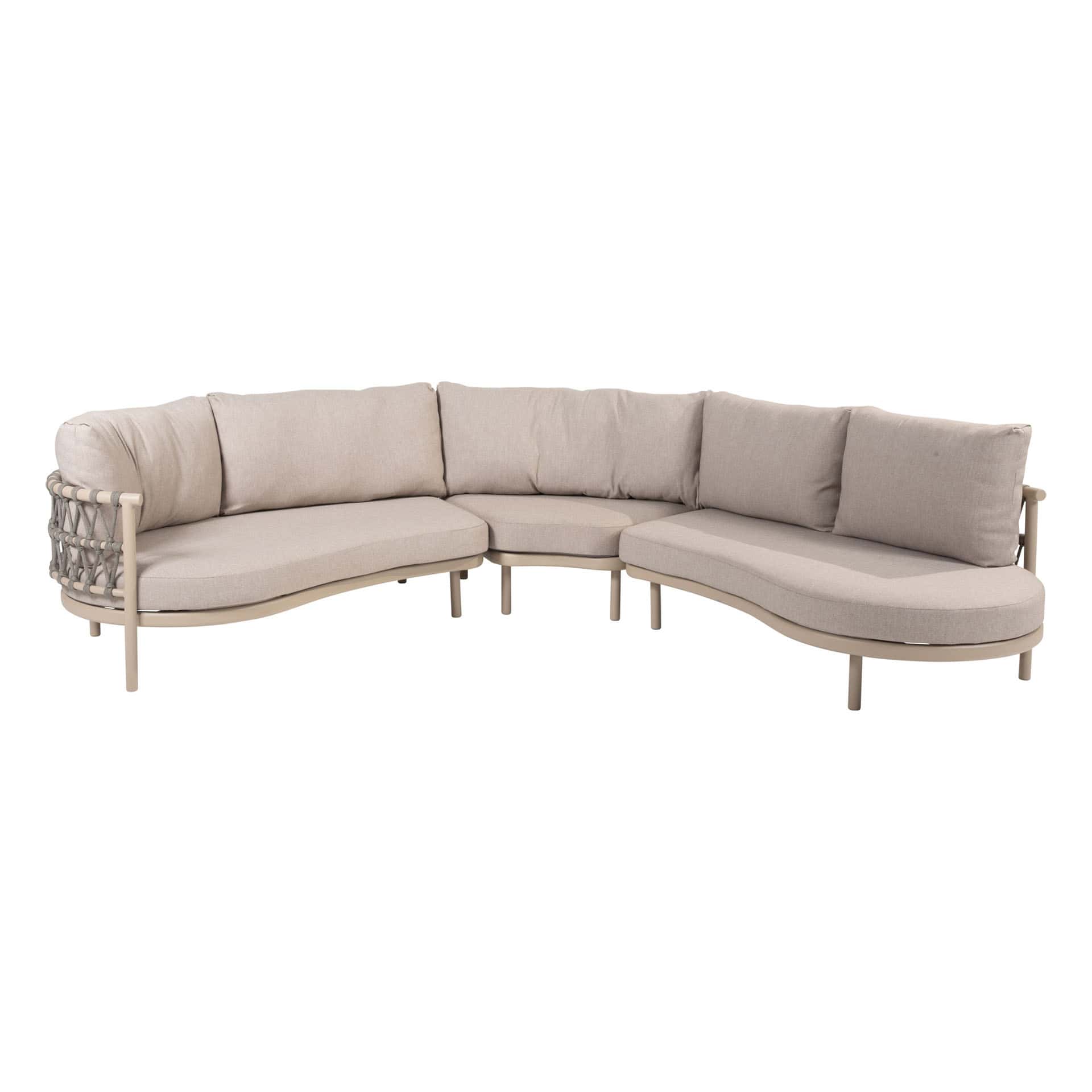 4SO Piacenza lounge set latte met Demi salontafels (2 st.) - afbeelding 2