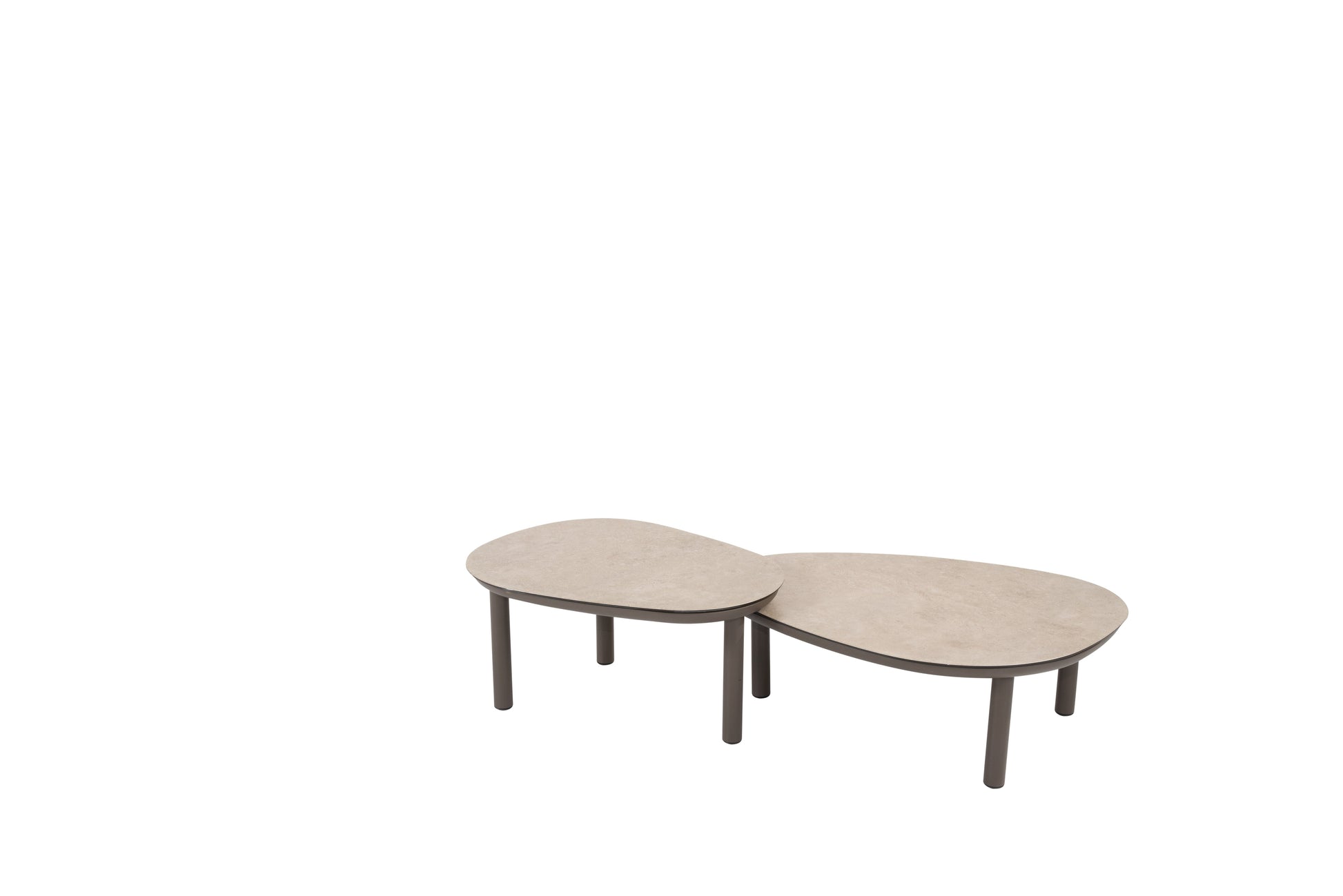 Taste 4SO Monroe coffee table set of 2 terre 65x32h and 80x27h - SKU 91823