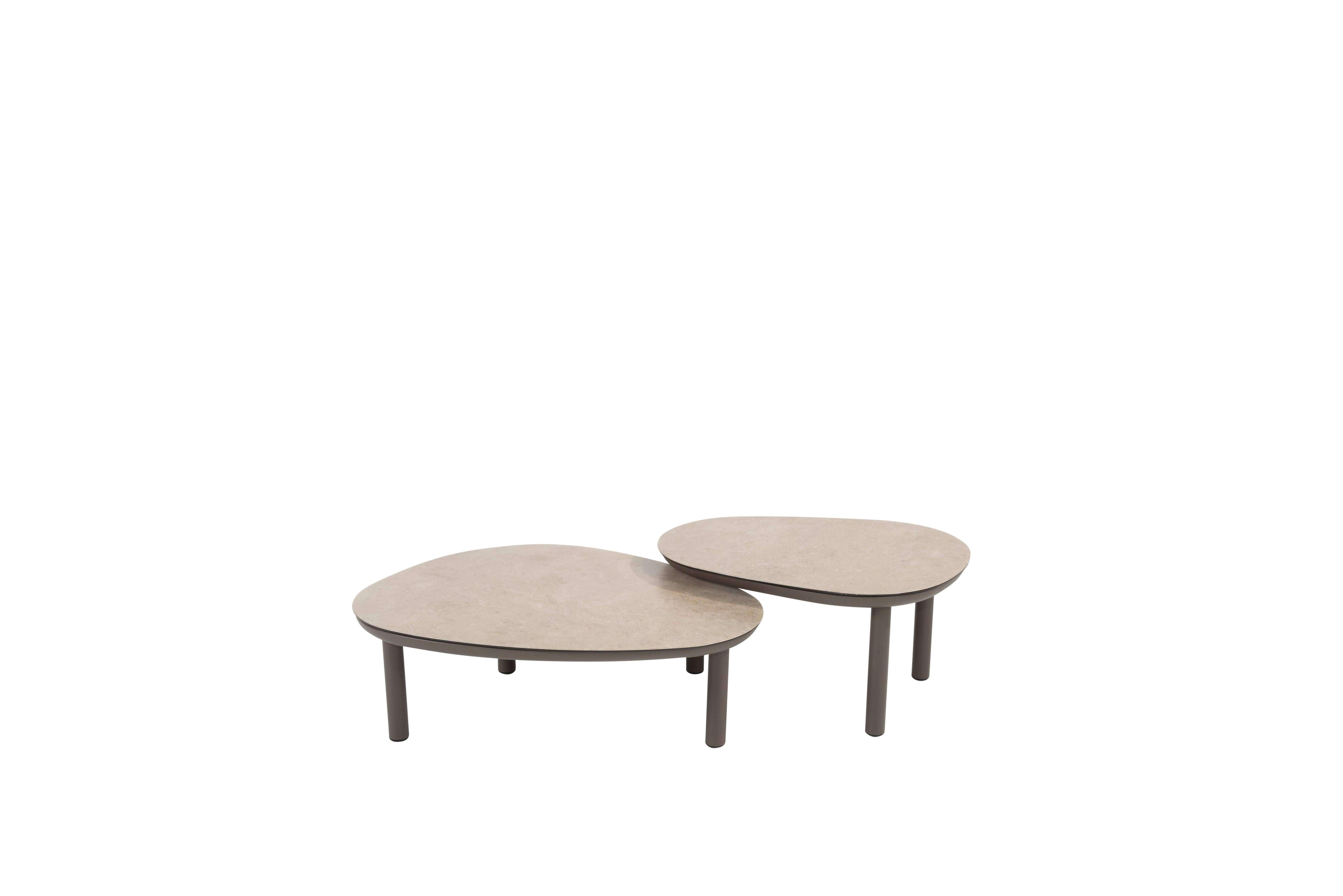 4SO Monroe salontafels 65 Ø cm (H 32) en 80 Ø cm (27 H) - afbeelding 3