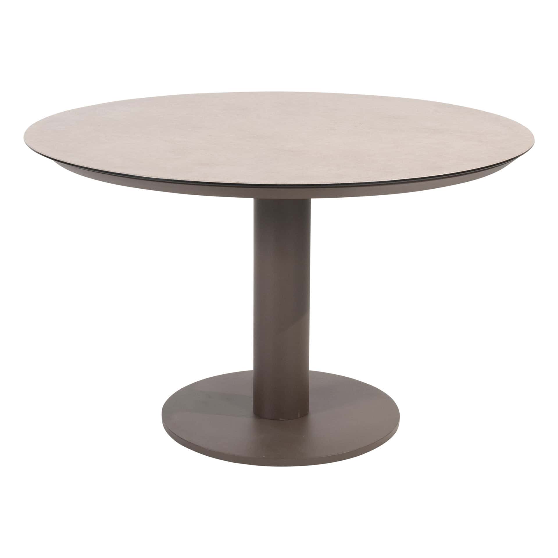 4SO Puglia dining set terre (4 st.) met Sarah tafel ⌀120cm - afbeelding 7