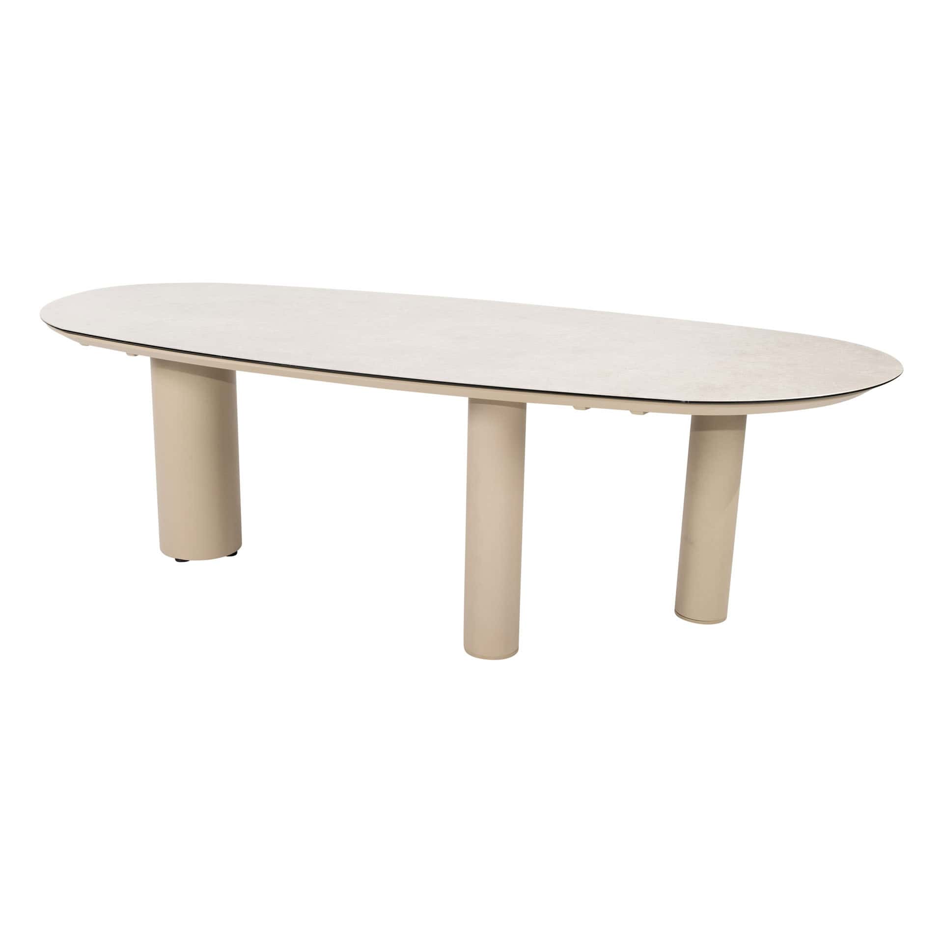 4SO Eva dining set latte (6 st.) met Denia tafel 240x110cm - afbeelding 13