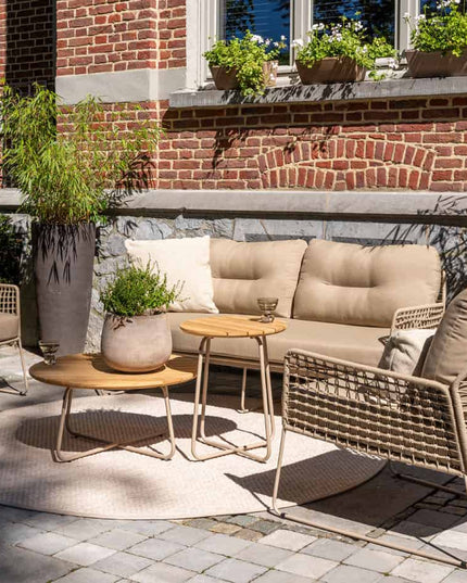 4 Seasons Outdoor -Geschmack 4SO Albano Lounge Set + Verdi Kaffeetische