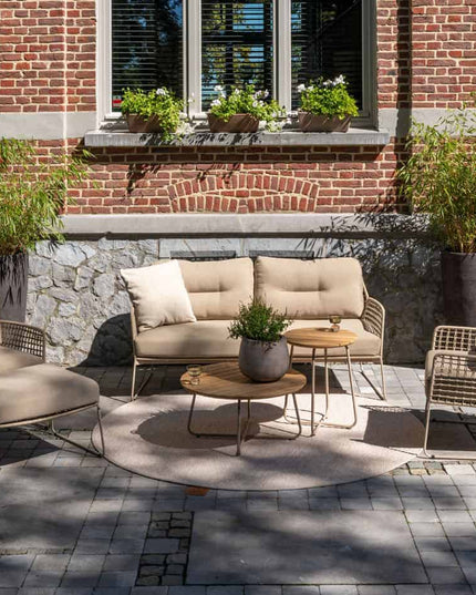 4 Seasons Outdoor -Geschmack 4SO Albano Lounge Set + Verdi Kaffeetische