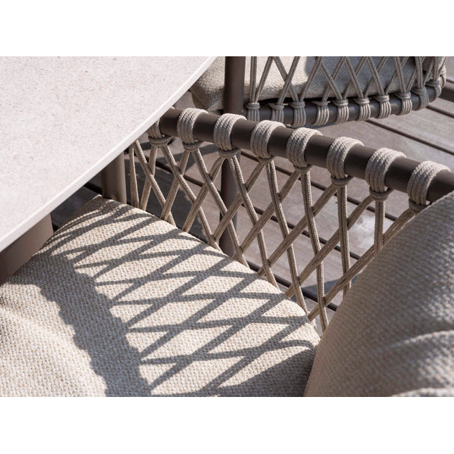 4 Seasons Outdoor Allora Speisesuhl terre inkl. Kissen