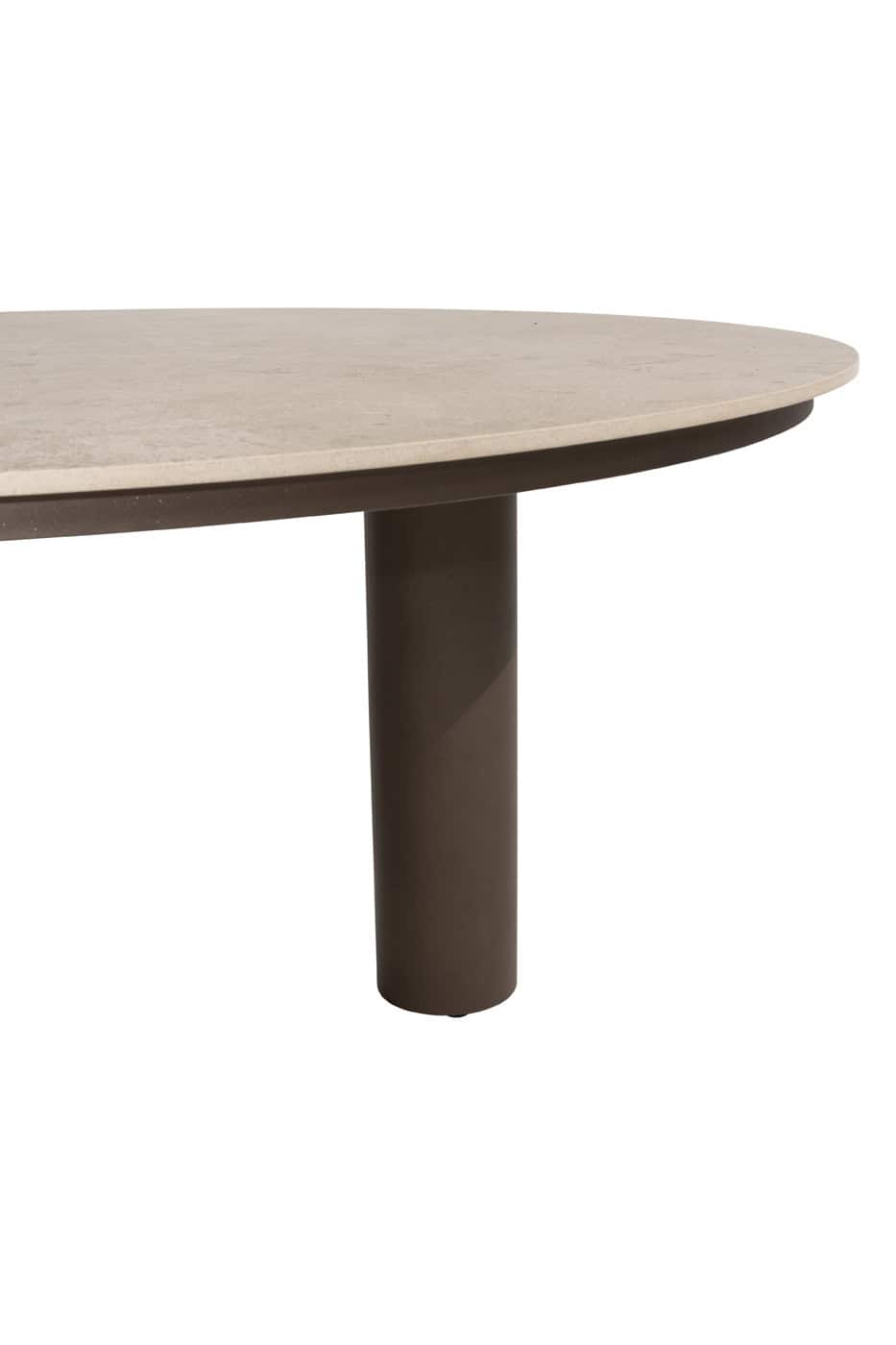 4SO Allora dining set terre (6 st.) met Arizona tafel ⌀160cm - afbeelding 15